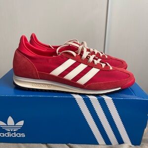 Adidas Classic Red and White Sneakers Size 7.5